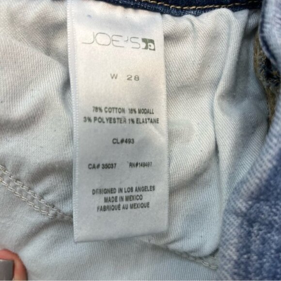 Joe's Jeans Kerrigan Denim Button Front Pencil Skirt, size 28 - Picture 10 of 14